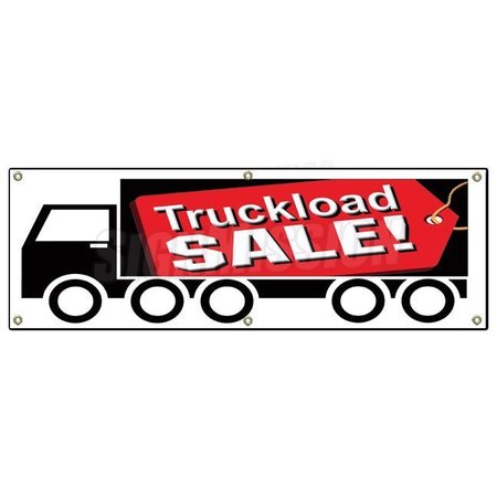 SIGNMISSION TRUCKLOAD SALE BANNER SIGN save big sale trailer load huge truck load B-72 Truckload Sale